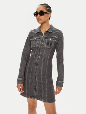 Calvin Klein Jeans Calvin Klein Jeans Дънкова рокля J20J223667 Син Regular Fit