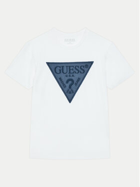 Guess Guess Marškinėliai L5RI14 K8HM4 Balta Regular Fit