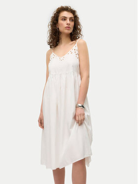 Vero Moda Vero Moda Poletna obleka Vera 10326447 Bela Regular Fit