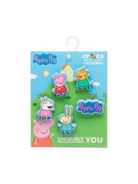 Crocs Crocs Accesorii pentru pantofi Jibbitz Peppa Pig 5 Pack 10010006 Albastru