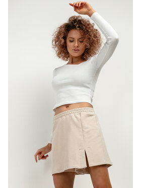 Tessita Tessita Szorty materiałowe T415/3/XXL Beżowy Regular Fit