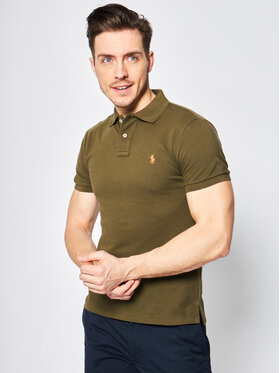 Polo Ralph Lauren Polo Ralph Lauren Polokošeľa Core Replen 710795080 Zelená Slim Fit