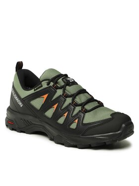 Salomon Trekking čevlji X Braze GORE-TEX L47180600 Zelena