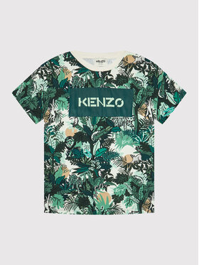 Kenzo Kids Kenzo Kids T-shirt K25189 Verde Regular Fit