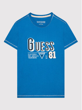 Guess Guess T-Shirt L2GI10 K8HM0 Niebieski Regular Fit