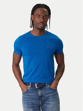 Tommy Hilfiger Tommy Hilfiger Tricou MW0MW10800 Albastru Slim Fit