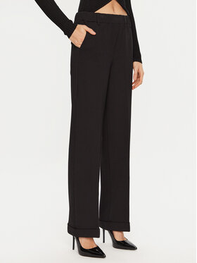ViCOLO ViCOLO Pantaloni din material TS0116 Negru Regular Fit
