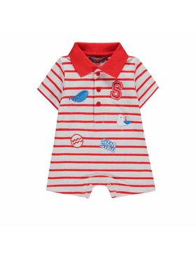 Kanz Kanz Komplet body i śpiochy 1912855-2550 Czerwony Basic Fit