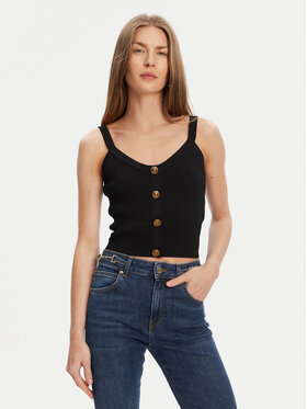 Guess Guess Top W5YR10 Z0130 Czarny Regular Fit