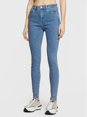Tommy Jeans Tommy Jeans Džinsai Sylvia DW0DW14794 Mėlyna Super Skinny Fit