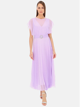 L’AF L’AF Sukienka wieczorowa Mary Fioletowy Regular Fit