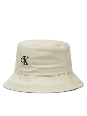 Calvin Klein Jeans Calvin Klein Jeans Cappello Embroidered Monogram Bucket Hat LV04K5020G Bianco