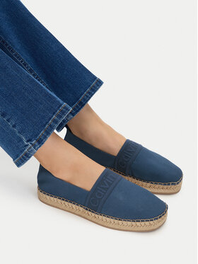 Calvin Klein Calvin Klein Espadrile Oblique Espadrille Webbing HW0HW02934 Albastru