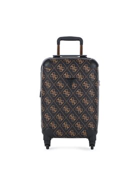 Guess Guess Малък твърд куфар Berta (S) Travel TWS868 89430 Кафяв
