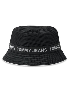 Tommy Jeans Klobuk Bucket Sport AM0AM11007 Črna