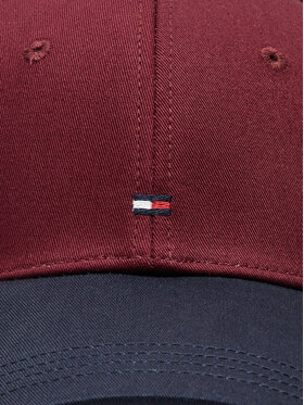 Tommy Hilfiger Kapa S šiltom Th Flag Cap AM0AM11478 Rdeča