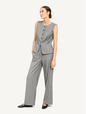 KMX KMX Spodnie materiałowe 809050017 Szary Wide Fit