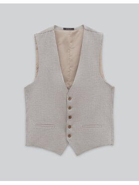 Borgio Borgio Kamizelka platania Niebieski Slim Fit