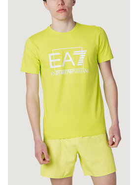 EA7 Emporio Armani EA7 Emporio Armani T-shirt STAMPA LOGO Verde Shirt Fit