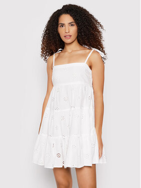 Seafolly Seafolly Letní šaty Embroidery Tier 54657-DR Bílá Regular Fit