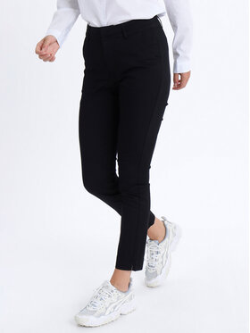 Kaffe Kaffe Pantaloni di tessuto Lea 10505191 Nero Regular Fit