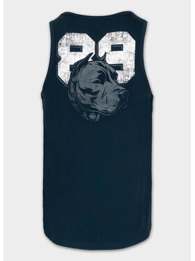 PITBULL PITBULL Tank top Tank Top Slim Fit Dog 89 XL Niebieski Regular Fit