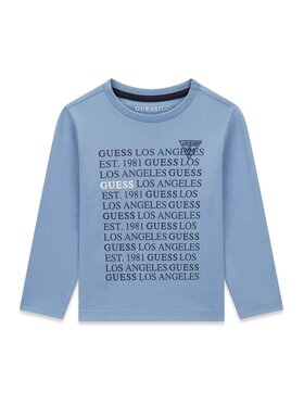 Guess Kids Guess Kids T-Shirt 185388 Niebieski Classic Fit