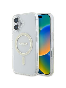 Guess Guess Etui na telefon Apple iPhone 16 Przezroczysty