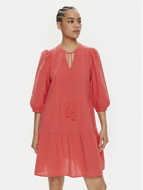Vero Moda Vero Moda Sukienka letnia Pretty 10279712 Czerwony Regular Fit