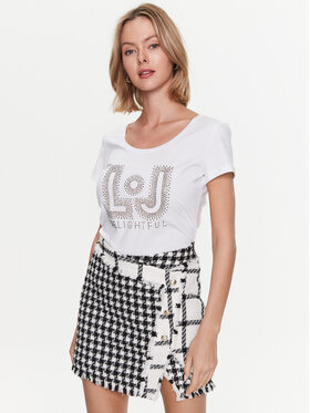 Liu Jo Liu Jo T-Shirt WA3281 JS923 Weiß Regular Fit
