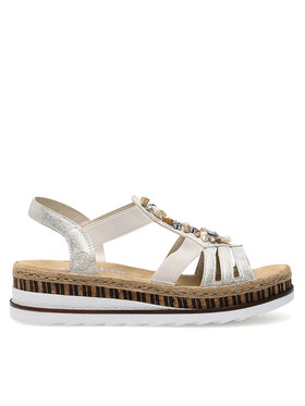 Rieker Rieker Sandalen V7949-90 Silberfarben