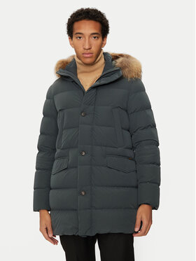 Hetregó Hetregó Geacă din puf Parker 8N436M Verde Regular Fit