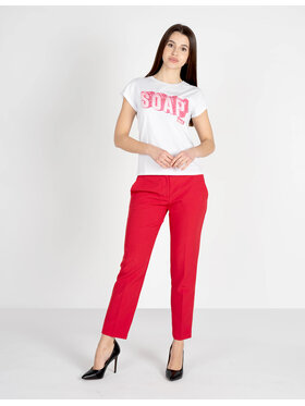 Pinko Pinko T-Shirt 1V10Q8 Y81C | Annuvolare T-shirt Biały Regular Fit