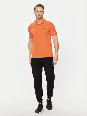 EA7 Emporio Armani Polo 8NPF04 PJM5Z 1661 Narančasta Regular Fit