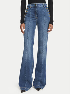Elisabetta Franchi Elisabetta Franchi Jeans PJ-12D-66E2-V520 Blu Palazzo Fit