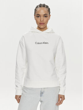 Calvin Klein Calvin Klein Mikina Hero Logo K20K205449 Biela Regular Fit