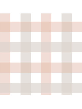 Dekornik Dekornik Tapeta Provence check beige pink medium Różowy