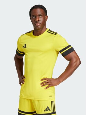 adidas adidas Koszulka techniczna 143663 Żółty Slim Fit