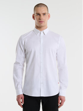 BIG STAR BIG STAR Koszula NISSIP Biały Slim Fit