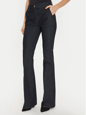 TWINSET TWINSET Τζιν 242TP2581 Σκούρο μπλε Flare Fit