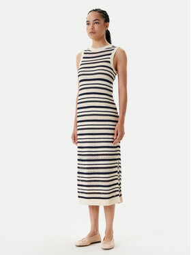 Tommy Hilfiger Tommy Hilfiger Трикотажна сукня WW0WW45649 Бежевий Slim Fit