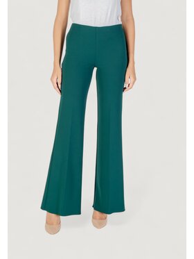 Rinascimento Rinascimento Pantaloni palazzo CFC0125424003 Verde Egg Fit