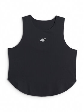 4F 4F Top TRAINING Czarny Regular Fit
