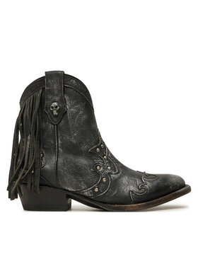 NEW ROCK NEW ROCK Western csizmák M-WSTM003-S1 Fekete