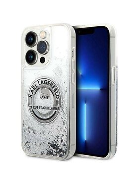 KARL LAGERFELD KARL LAGERFELD Etui na telefon Glitter Srebrny