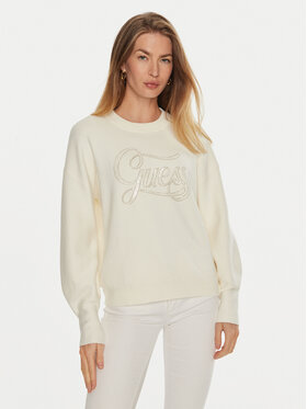 Guess Guess Svetr Laura W4BR07 Z26I2 Écru Regular Fit