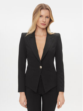 Rinascimento Rinascimento Švarkas CFC0117699003 Juoda Regular Fit