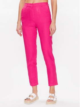 ONLY ONLY Spodnie materiałowe 15278713 Różowy Regular Fit