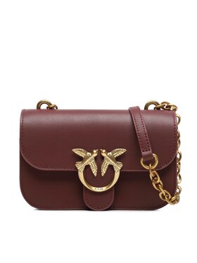 Pinko Pinko Torbica Love Bell Mini AI 23-24 PLTT 100048 A14P Tamnocrvena