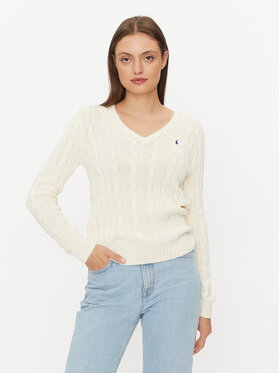 Polo Ralph Lauren Polo Ralph Lauren Džemperis 211891641009 Écru Regular Fit